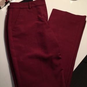 Boot cut maroon Express dress pants